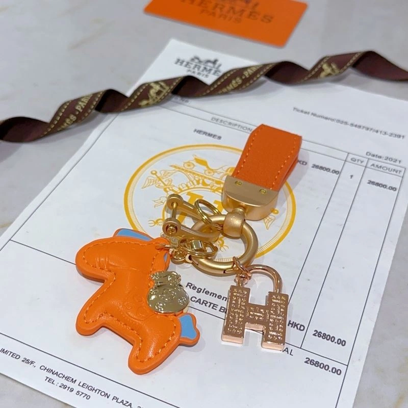 WaterResistant Hermes Keychains 265592