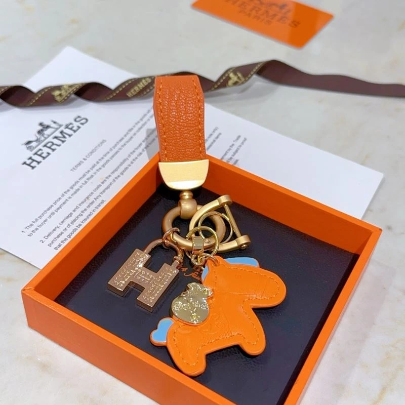 WaterResistant Hermes Keychains 265592