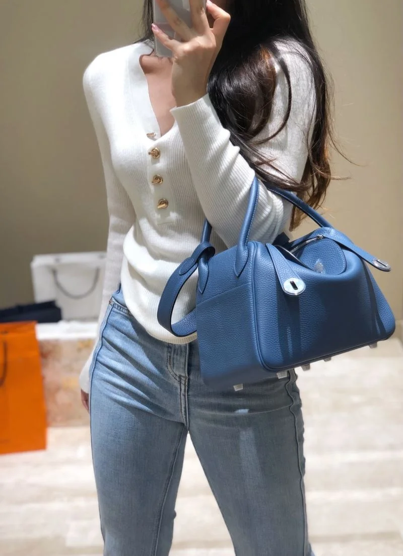 Hermes Lindy Bags Unisex 48655