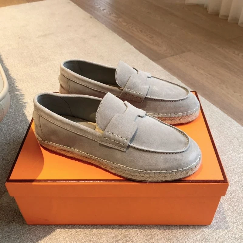 Bright Hermes Low Shoes 27058