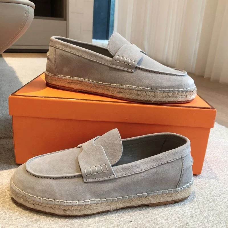 Bright Hermes Low Shoes 27058