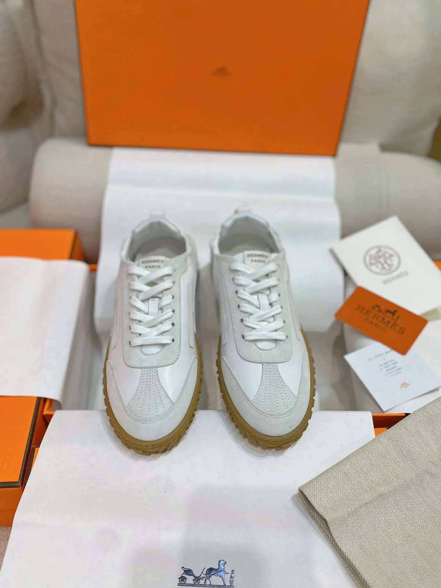 Hermes Low Shoes Classic 26591