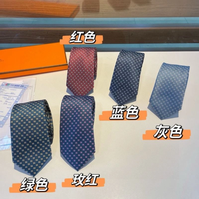 Hermes Neckties Breathable 268784