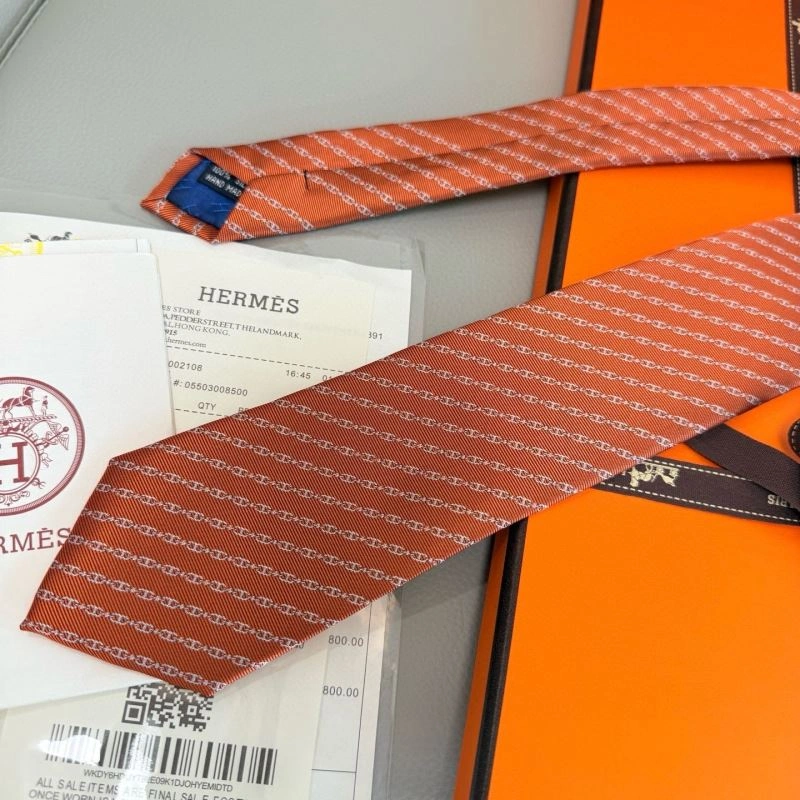 Sporty Hermes Neckties 268718