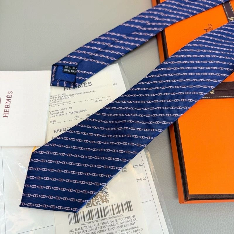 Sporty Hermes Neckties 268720