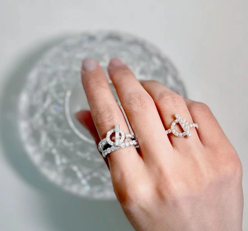 Breathable Hermes Rings 247320