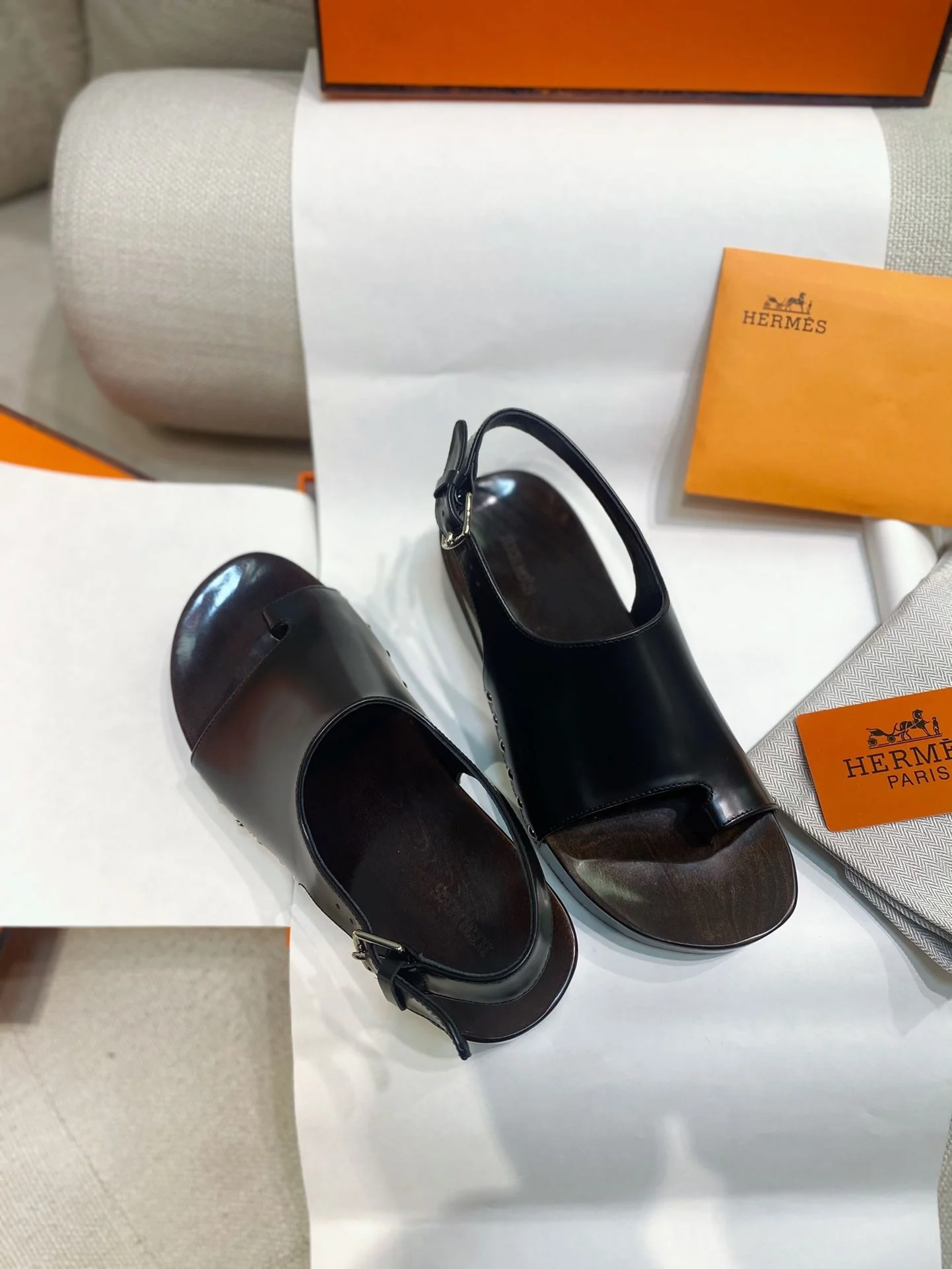 Soft Hermes Sandals 26432