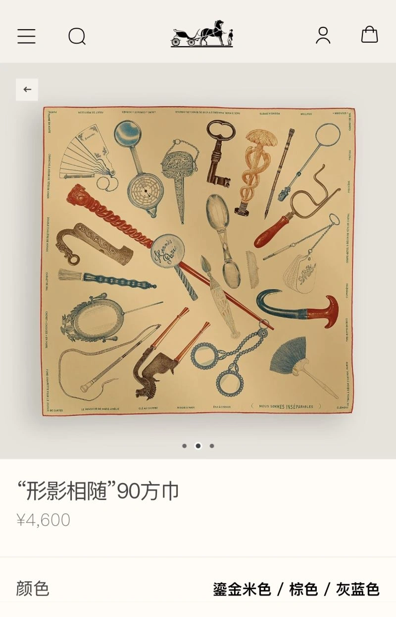 Hermes Scarf WaterResistant 271032