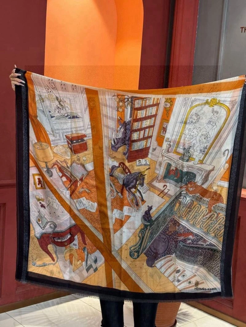 Hermes Scarf Unisex 270965