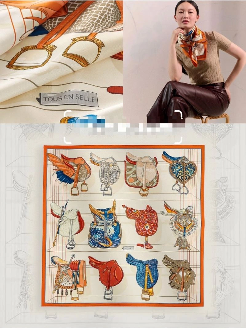 Hermes Scarf WrinkleFree 271780