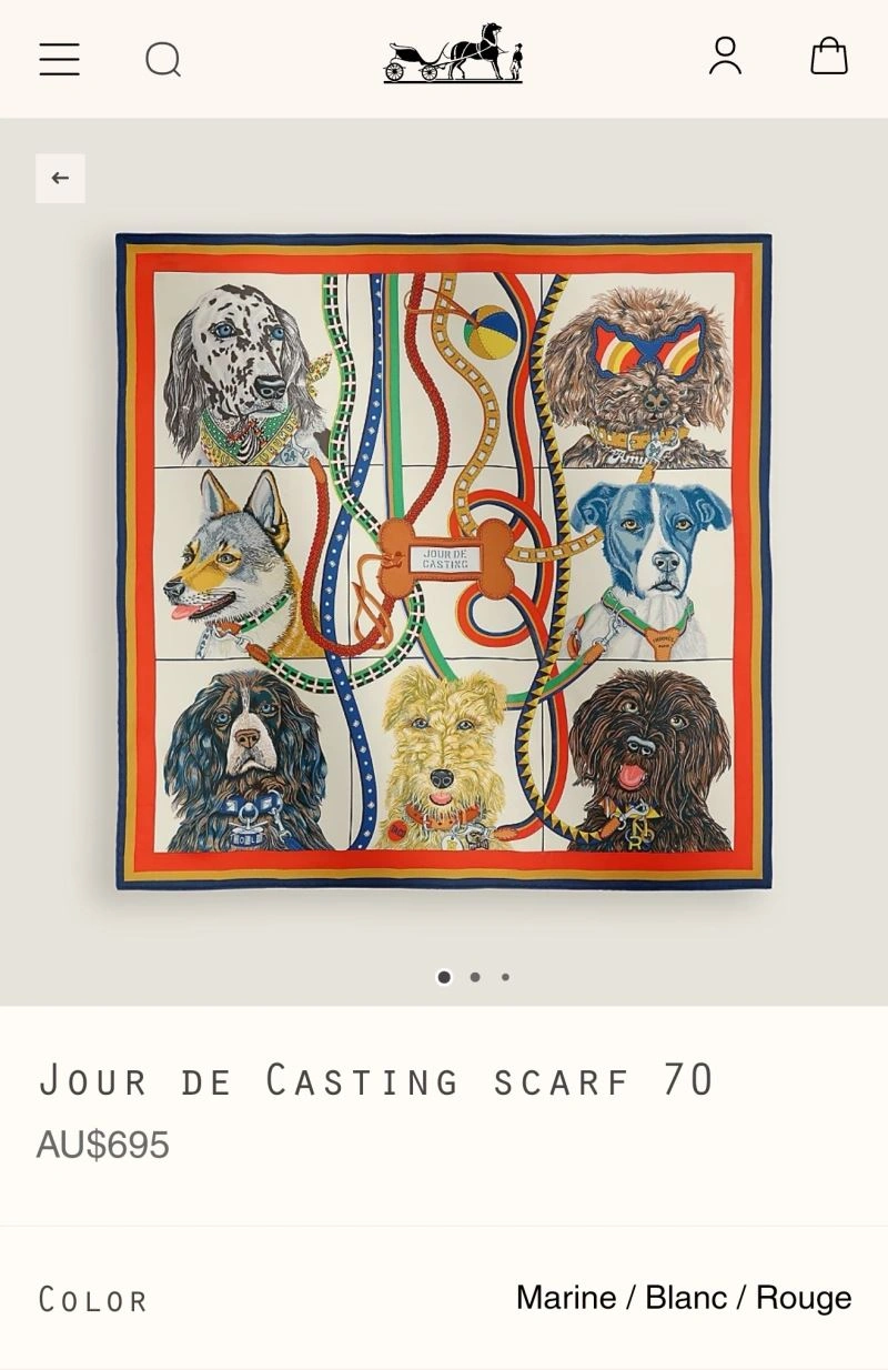 Hermes Scarf SmoothTexture 271753