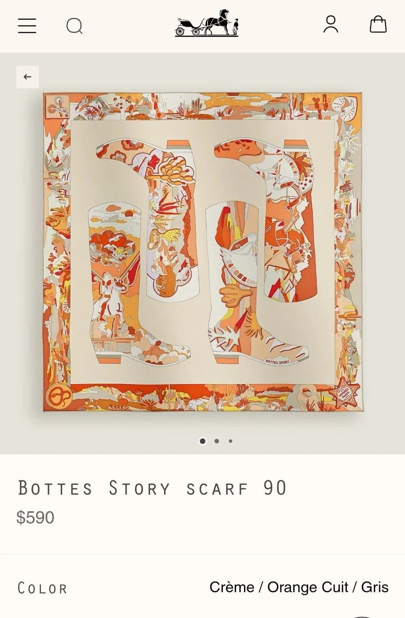 Hermes Scarf Durable 271773