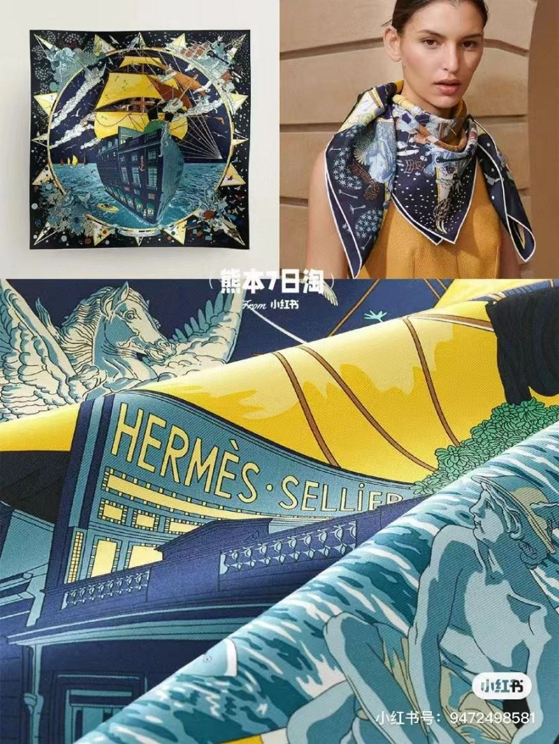 Hermes Scarf Unisex 271740
