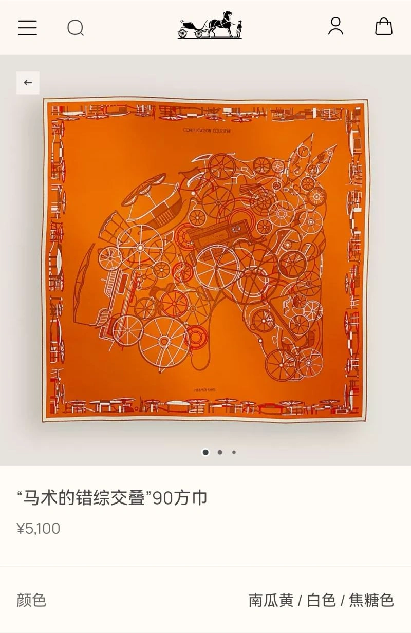 Hermes Scarf Neat 271734