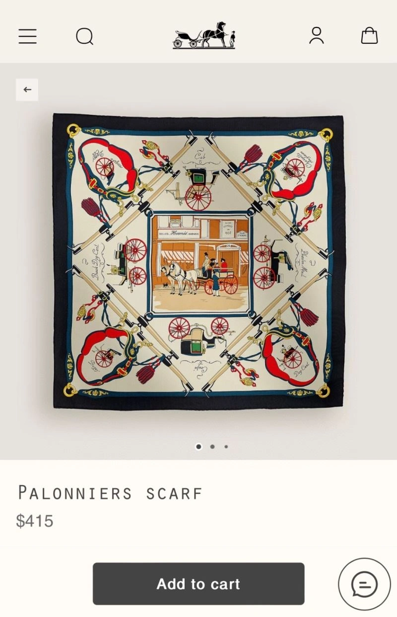 OdorResistant Hermes Scarf 271726