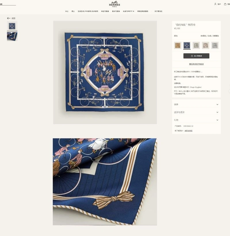 WrinkleFree Hermes Scarf 271620