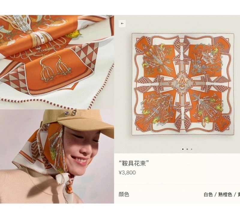 Chic Hermes Scarf 271611