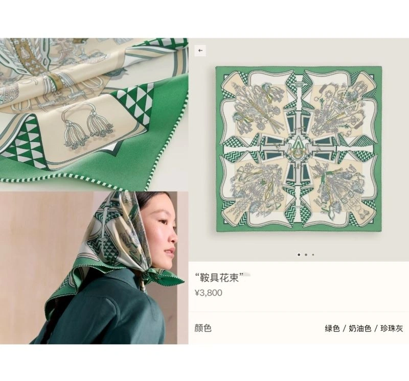 Chic Hermes Scarf 271610