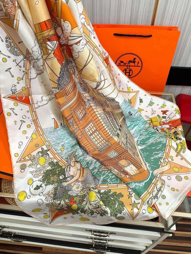 Vibrant Hermes Scarf 271541