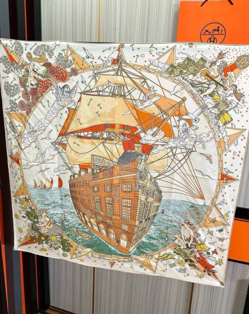 Vibrant Hermes Scarf 271541