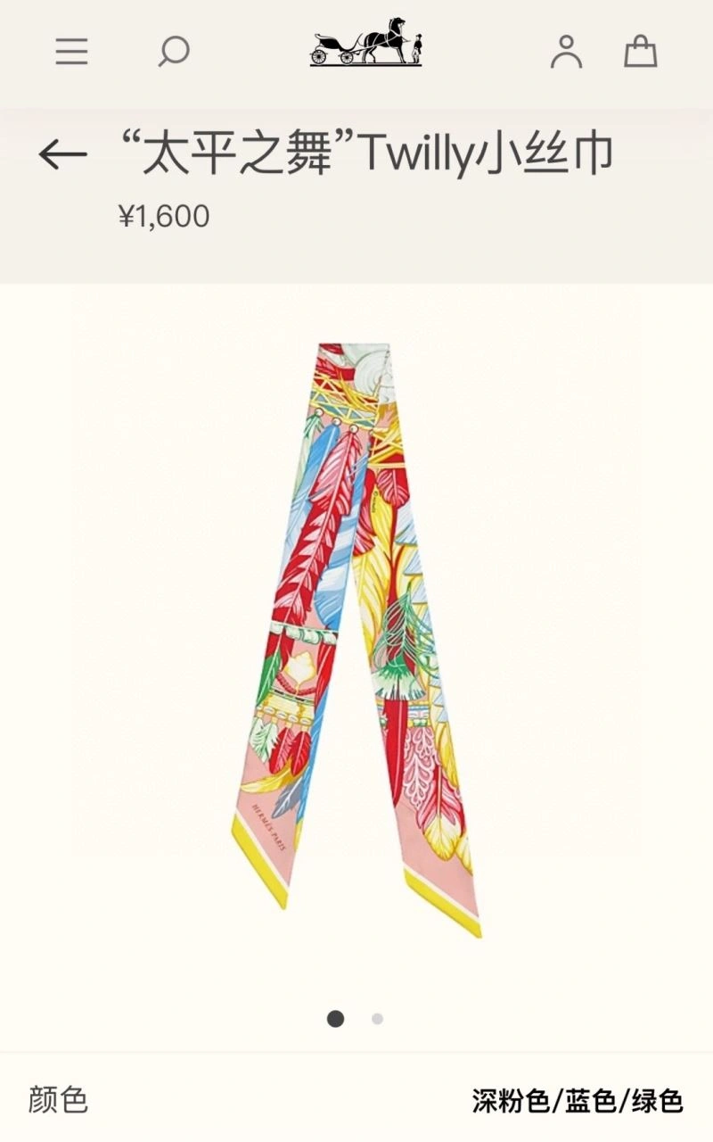 EyeCatching Hermes Silk 272473