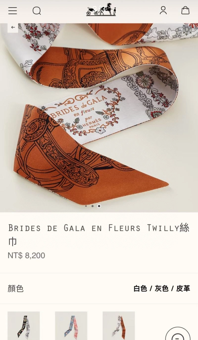 Lightweight Hermes Silk 272844