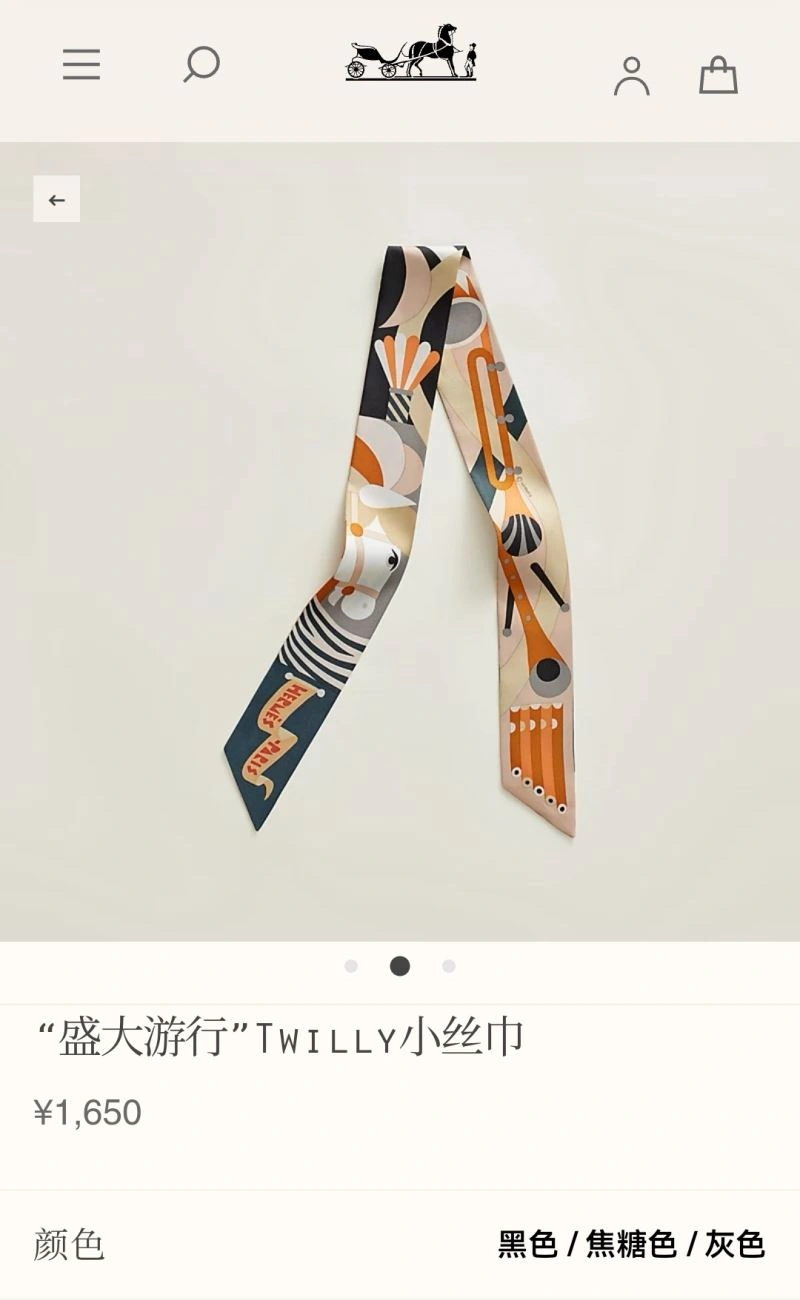 Hermes Silk Supportive 272737