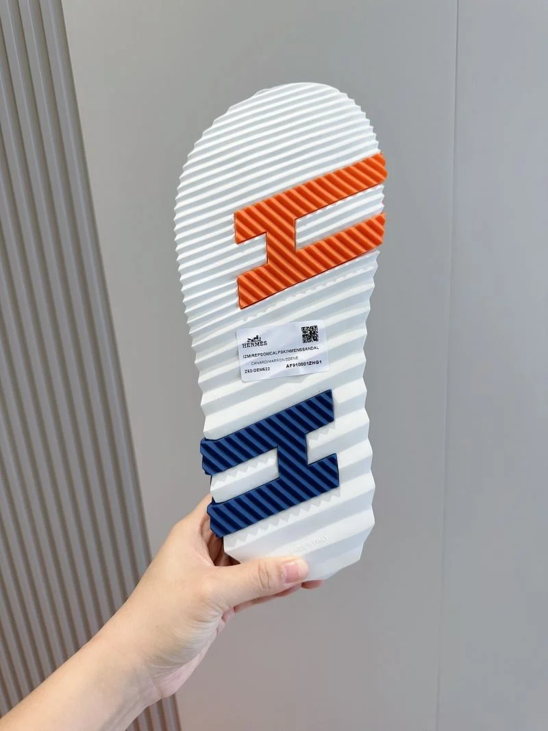 Vibrant Hermes Slippers 26158