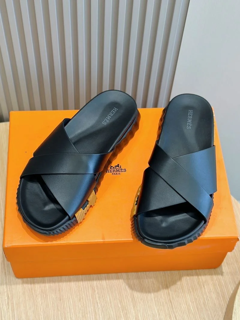Sleek Hermes Slippers 26148