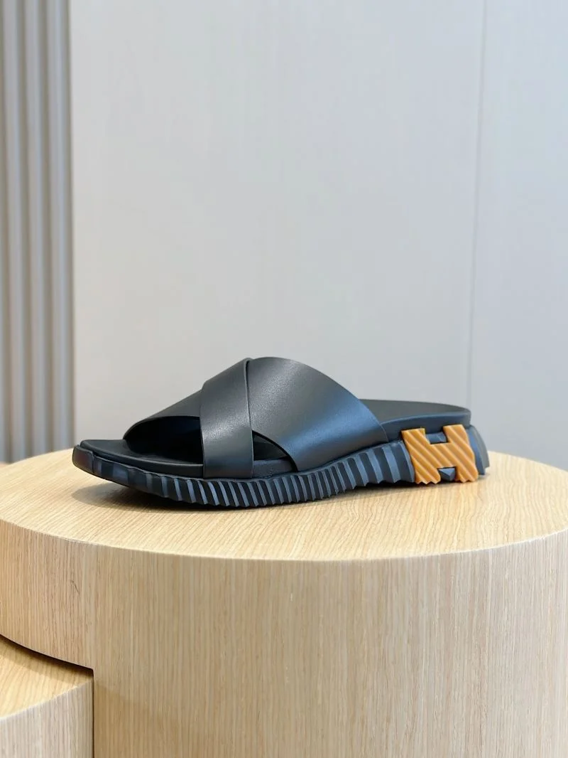 Sleek Hermes Slippers 26148