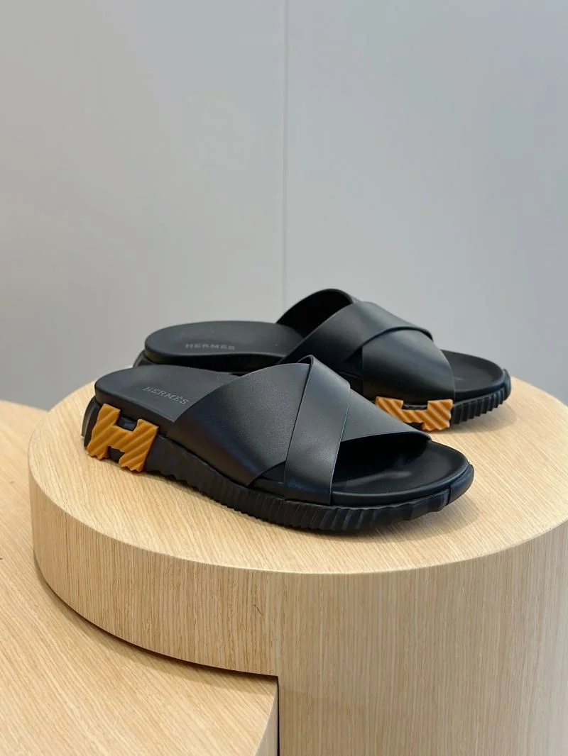 Sleek Hermes Slippers 26148