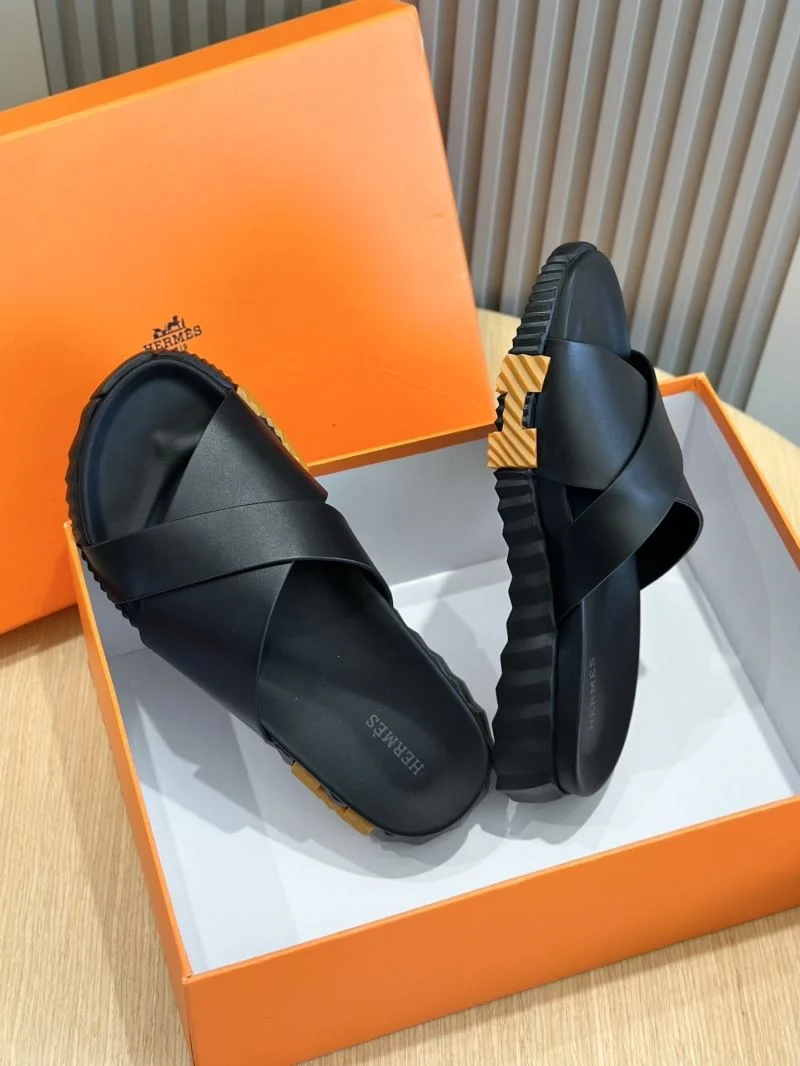 Sleek Hermes Slippers 26148
