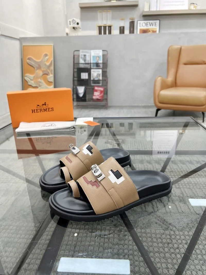Refined Hermes Slippers 26117