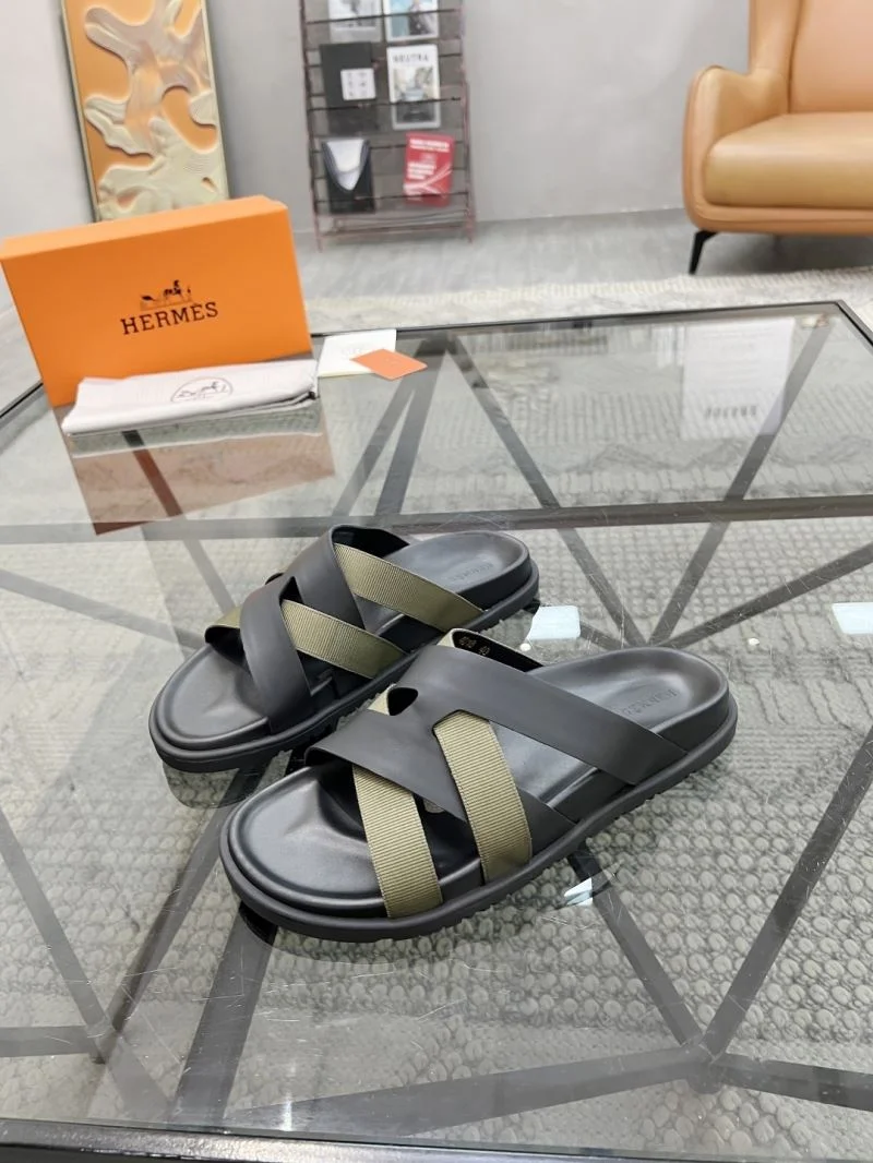 Chic Hermes Slippers 26115