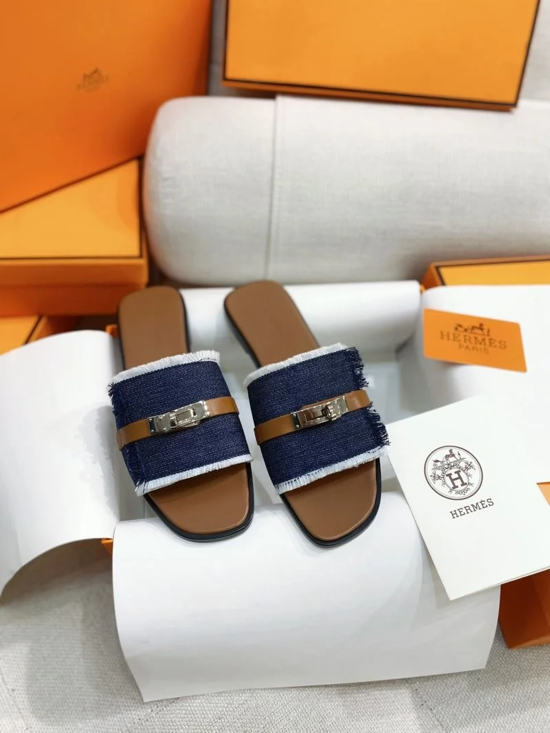 Chic Hermes Slippers 27525