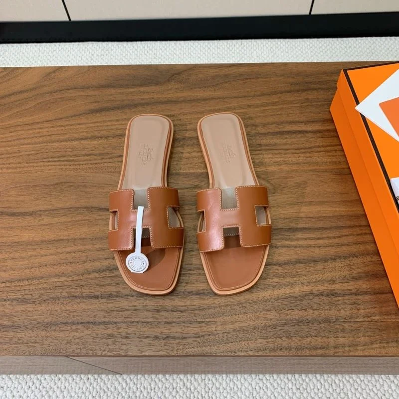 EyeCatching Hermes Slippers 27483