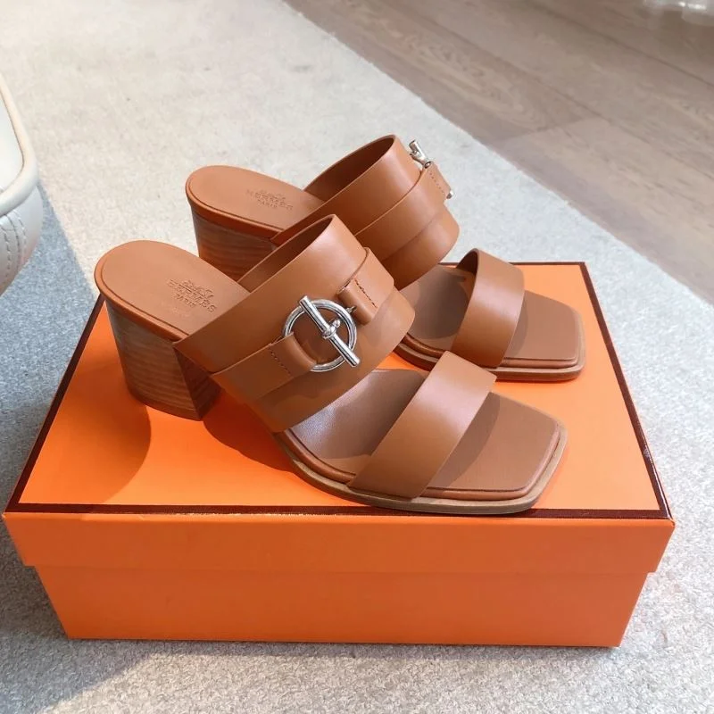 Soft Hermes Slippers 26859