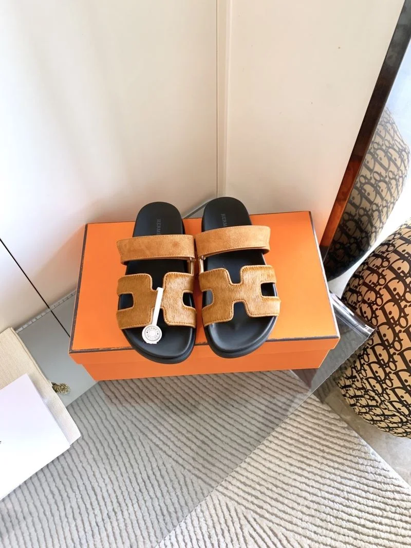 Sleek Hermes Slippers 26795