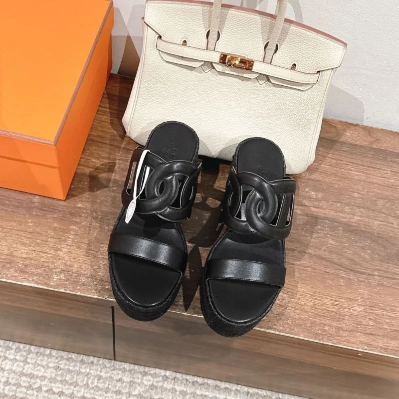 Practical Hermes Slippers 28386