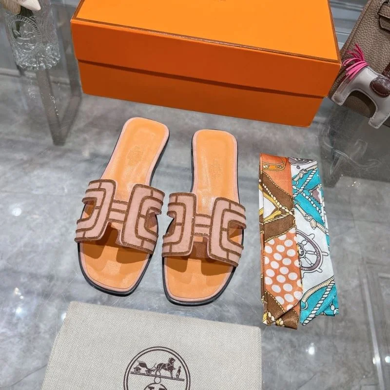 Supportive Hermes Slippers 28392
