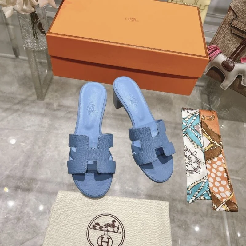Compact Hermes Slippers 28360
