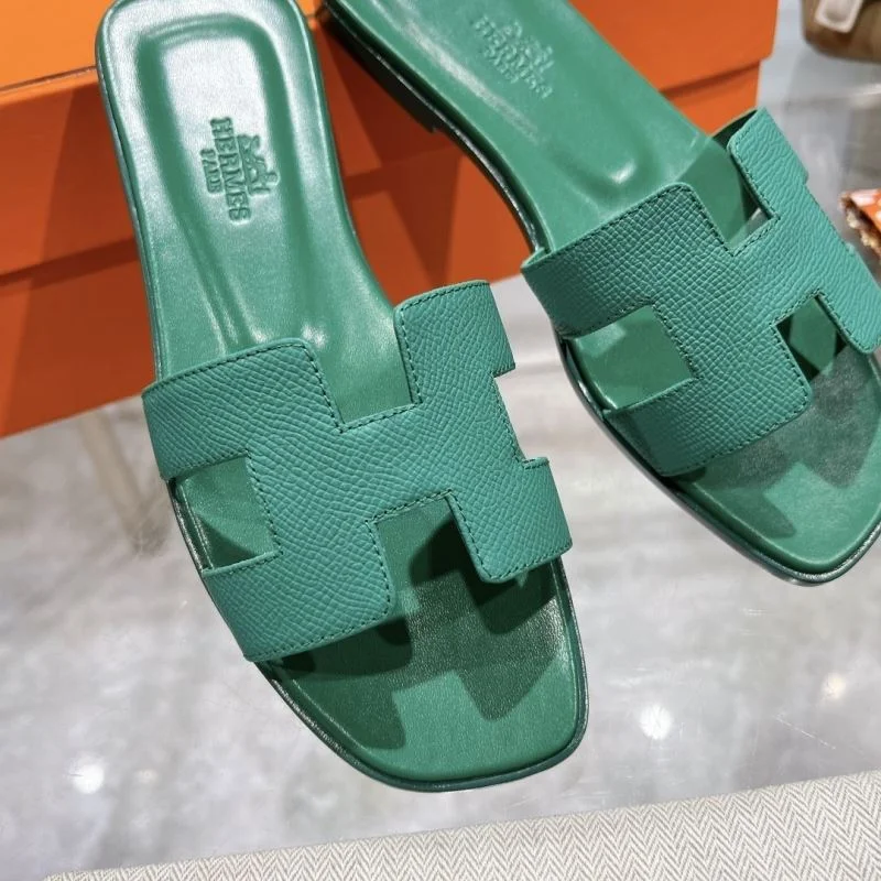 Packable Hermes Slippers 28217