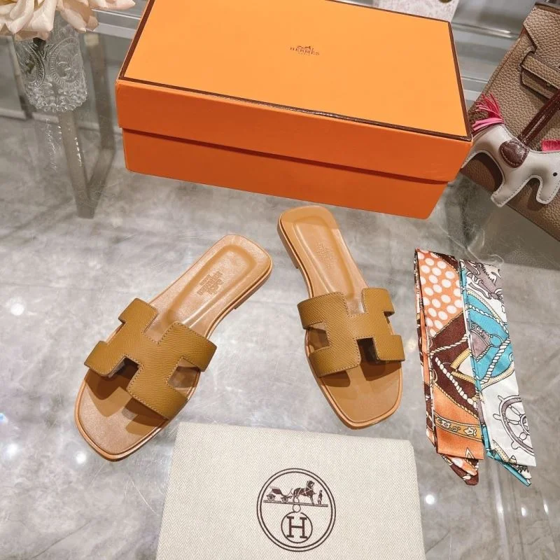 Lightweight Hermes Slippers 28195
