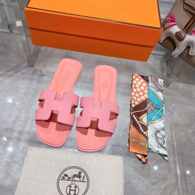 Refined Hermes Slippers 28189