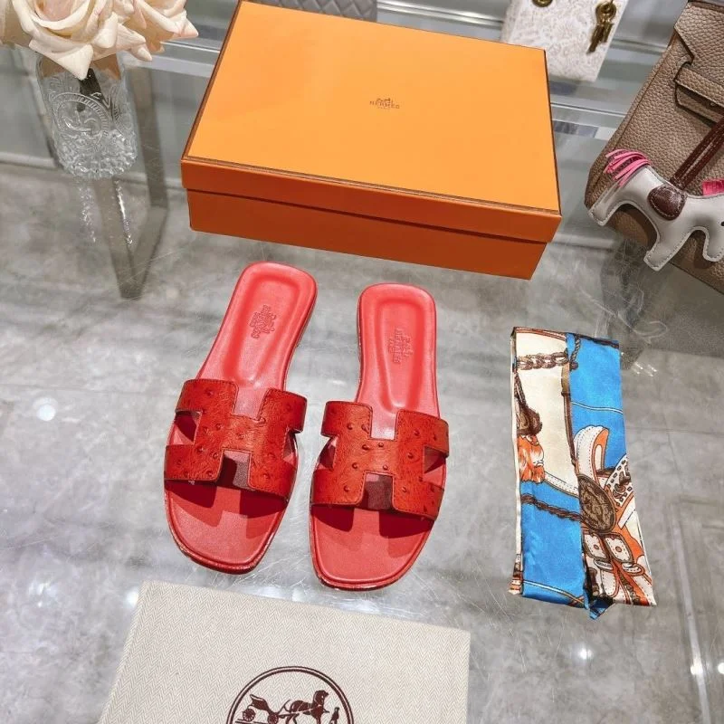 Sustainable Hermes Slippers 28177