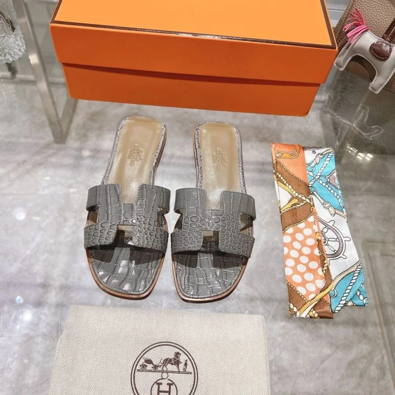 Colorful Hermes Slippers 28153
