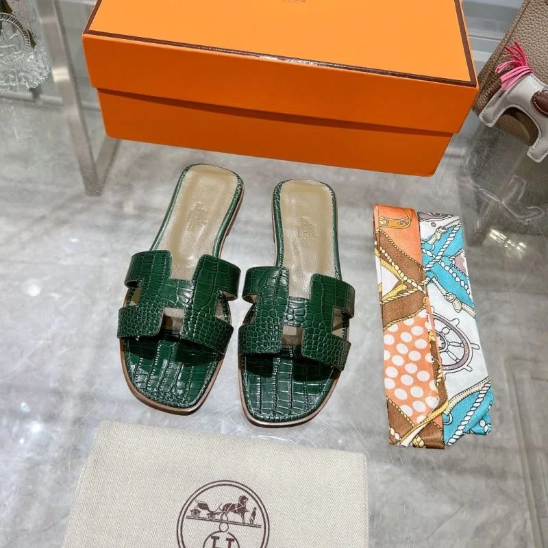 Timeless Hermes Slippers 28145