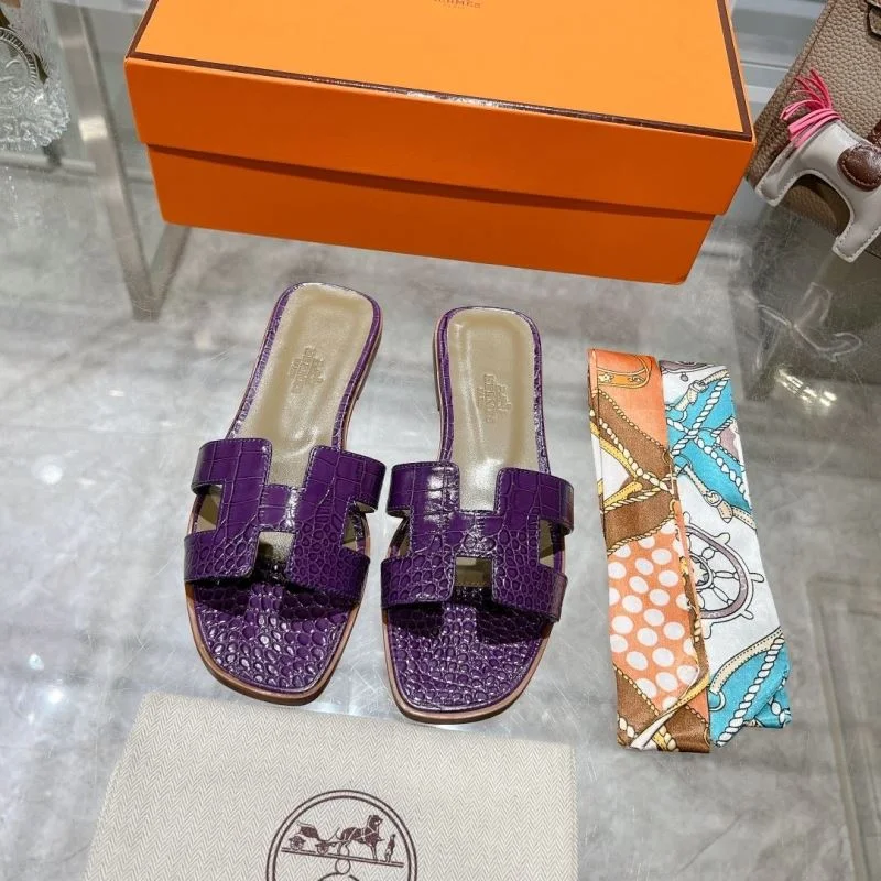Lightweight Hermes Slippers 28146