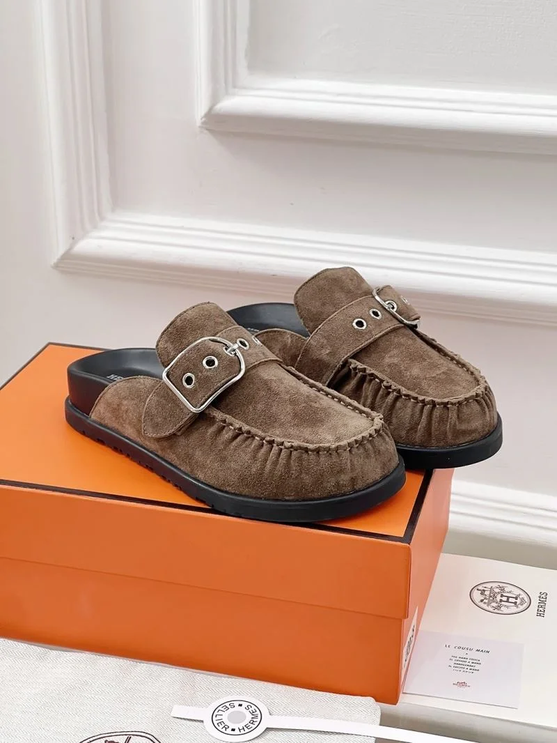 Lightweight Hermes Slippers 26395