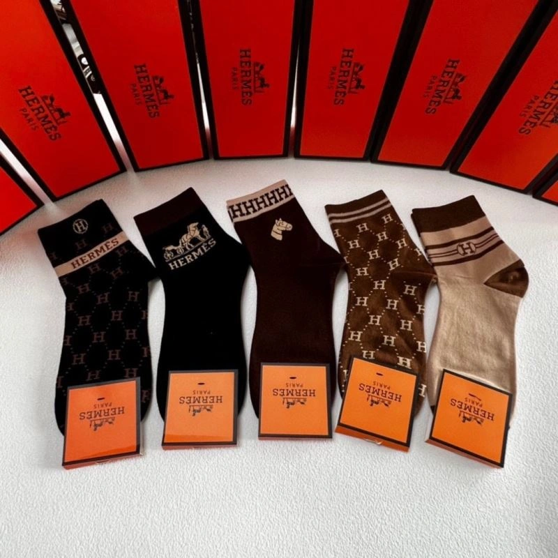 Hermes Socks Colorful 273620